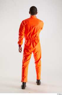 Shawn Jacobs Painter in Orange Pose 2 standing whole body…